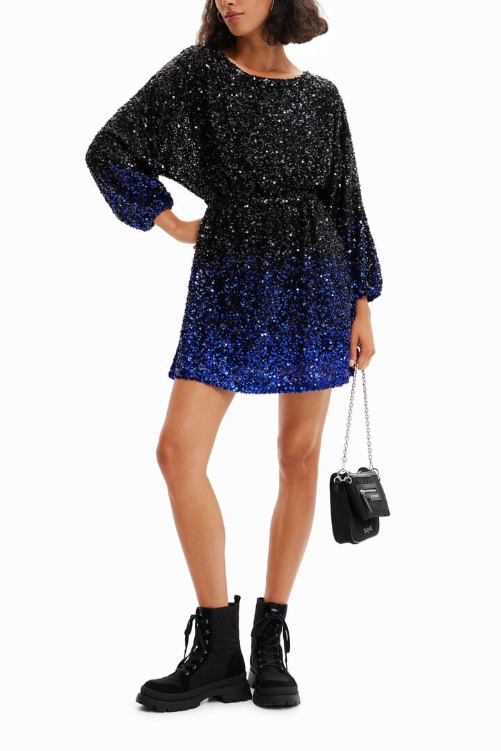 Short Sequin Dress Flowering Girl