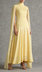Kalonice Yellow Maxi Dress Flowering Girl