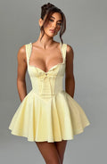 Antonella Mini Dress - Lemon Flowering Girl