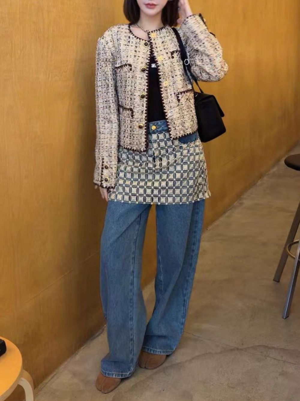 Mileva Patchwork Jeans Flowering Girl