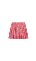 RED BOUCLE MINI SKIRT Flowering Girl