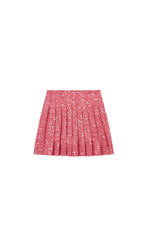 RED BOUCLE MINI SKIRT Flowering Girl