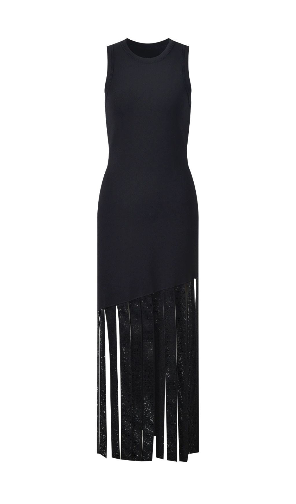 Fringed Maxi Dress Flowering Girl