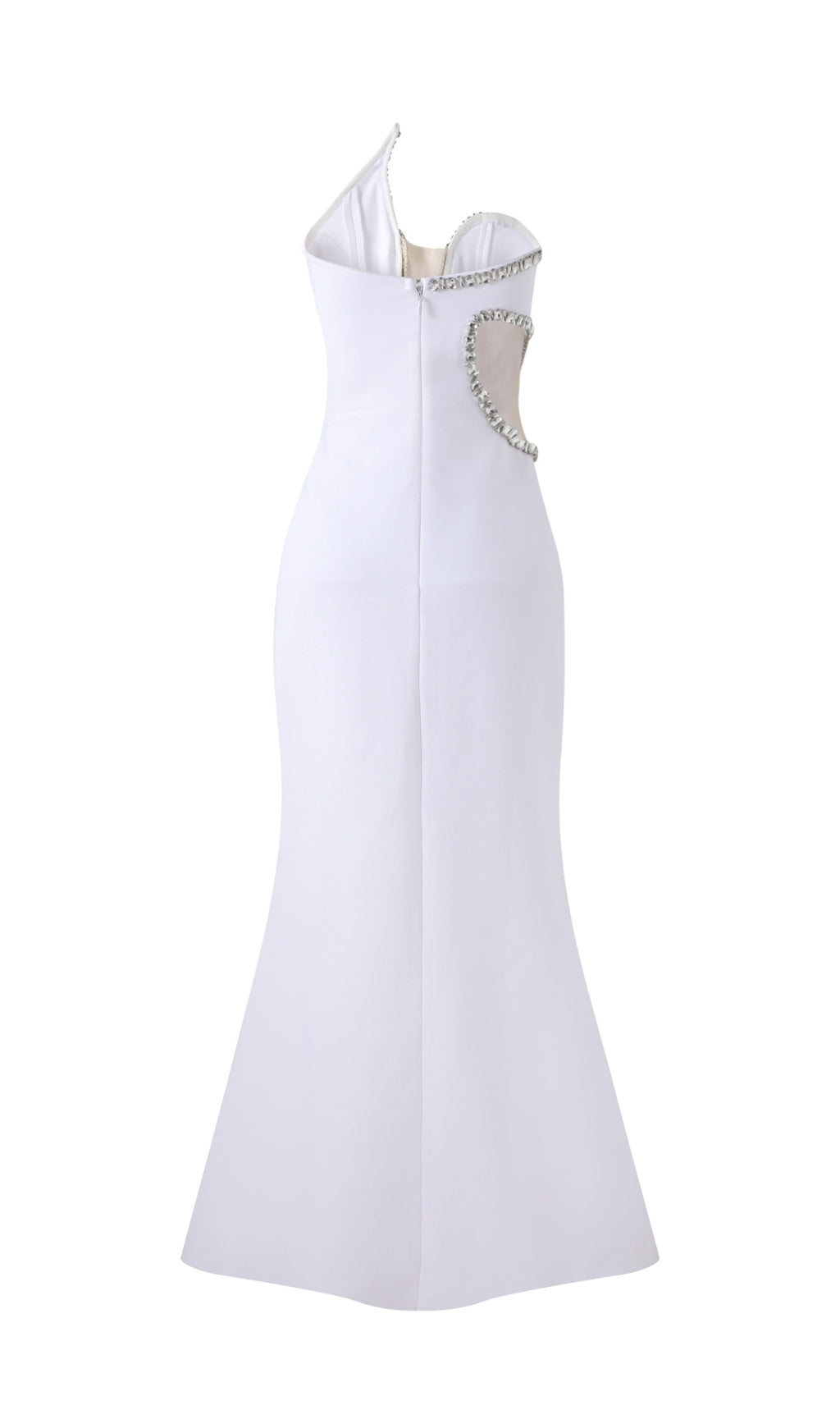 Ena White Diamond Bandage Maxi Dress Flowering Girl