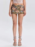 Fayre Argyle Sequin Skirt Flowering Girl