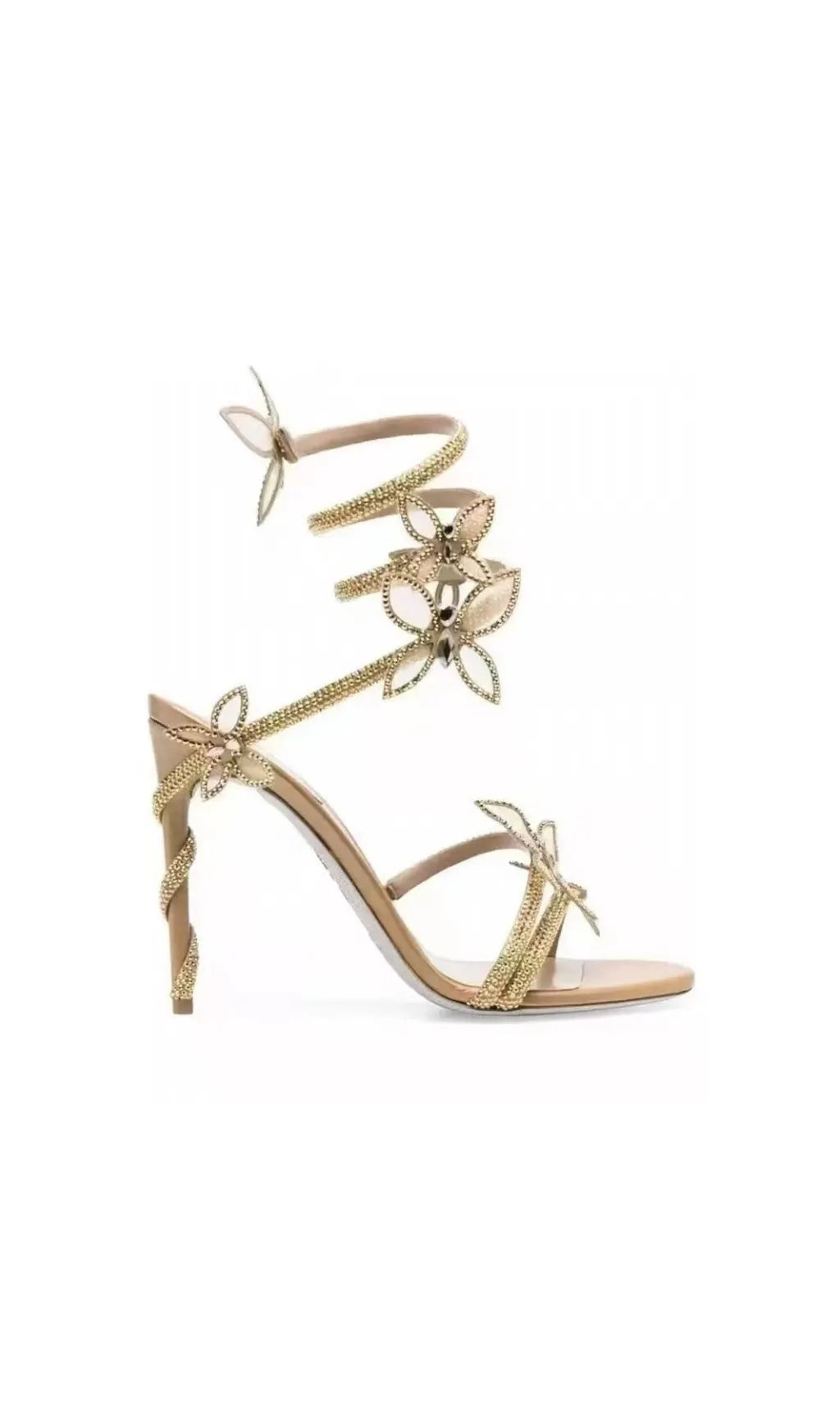 Kylia Diamante Butterfly Heels Flowering Girl