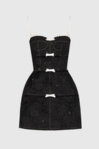 Santos Jacquard Beaded Cape - Black Flowering Girl