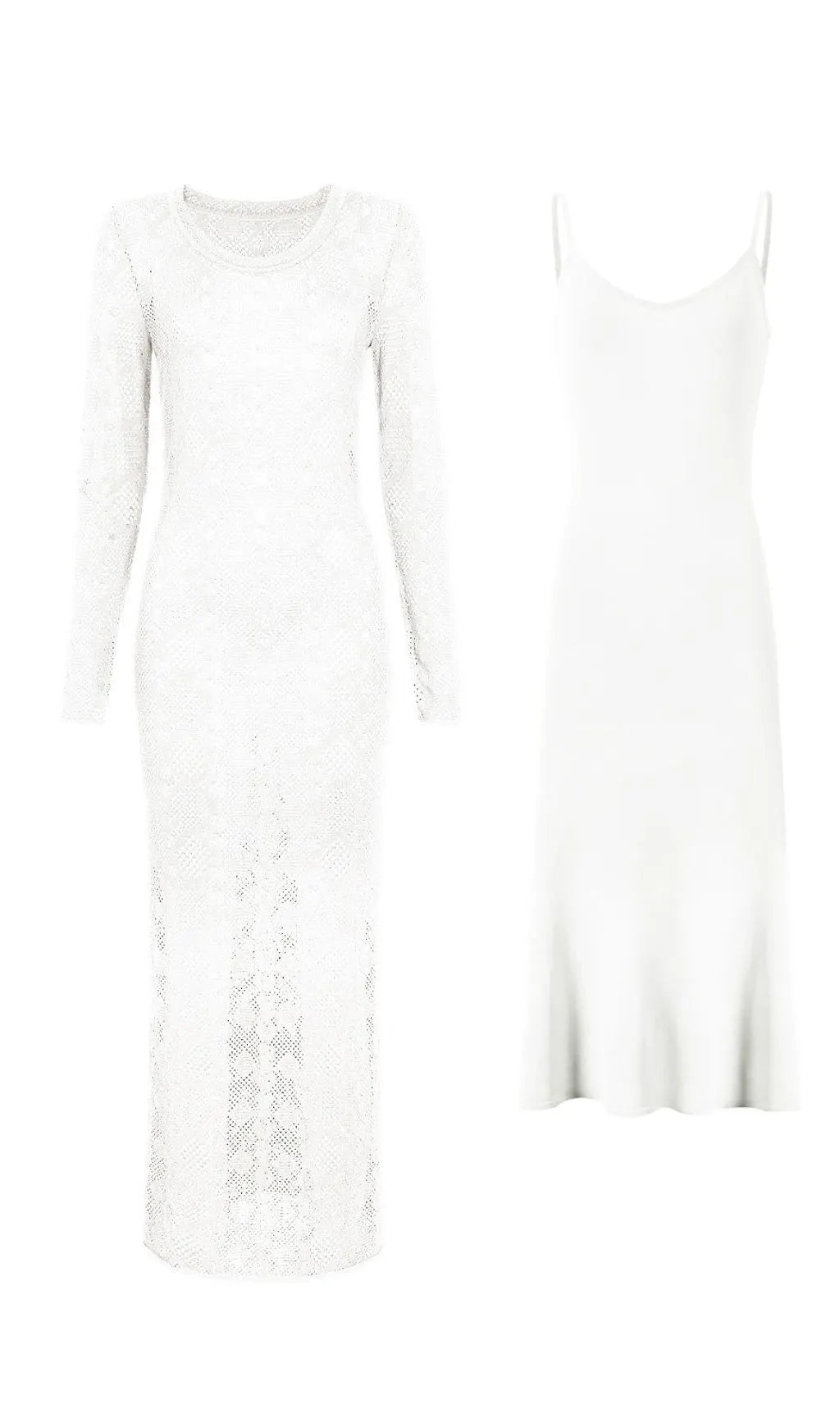 Jaime Long Sleeve Knit Midi Dress Flowering Girl