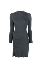 EMBELLISHED RIBBED-KNIT MINI DRESS Flowering Girl