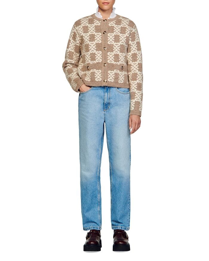 MONO JACQUARD COAT CARDIGAN Flowering Girl