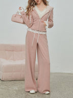 Minka Pink Lace Two-Piece Set Flowering Girl