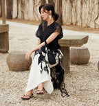 Hollow Out Embroidery Skirt Flowering Girl