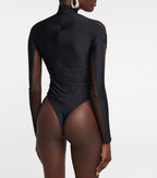 BLACK ILLUSION NECKLINE BODYSUIT Flowering Girl