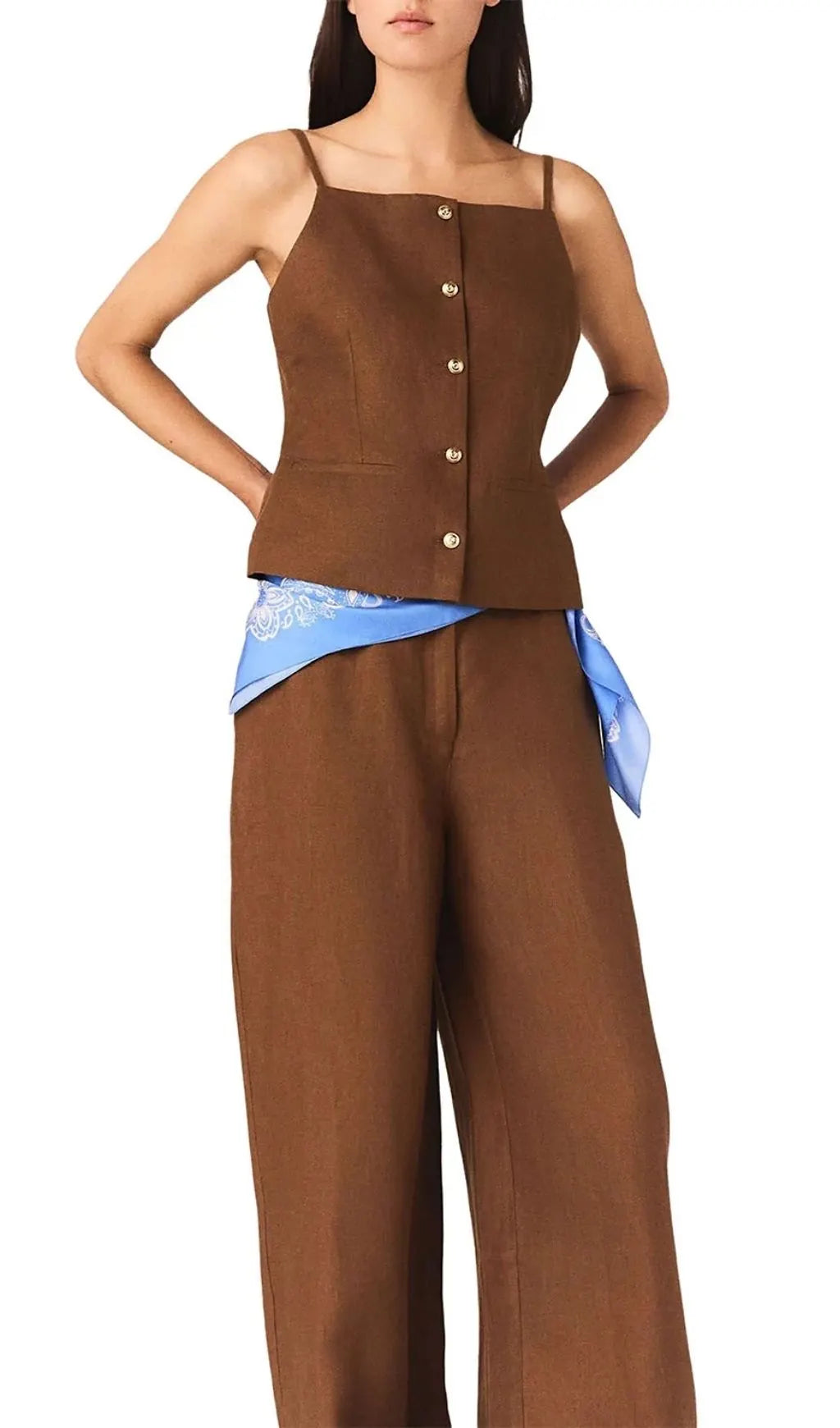 Lilicao Linen Top Flowering Girl