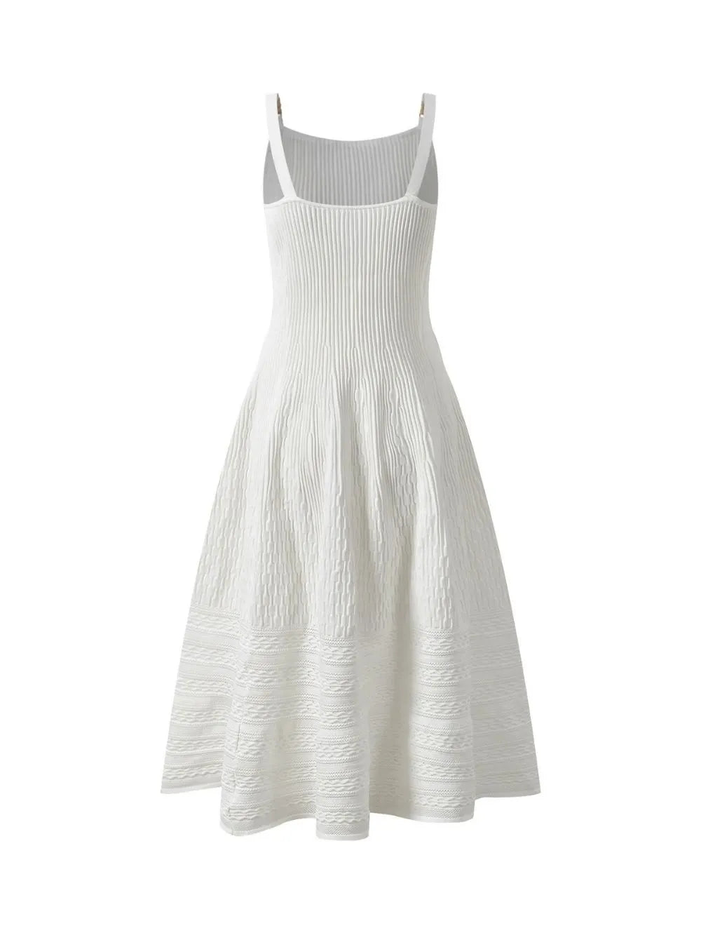 Textured Knit Midi Dress Flowering Girl