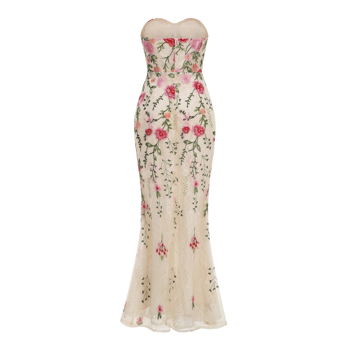 Cream Lace Mermaid Dress Flowering Girl