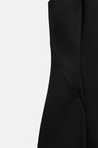 Velvet Bow Mini Dress In Black Flowering Girl