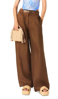 Piumacao Linen Pants Flowering Girl