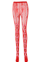 Yara Pink Bowknot Fishnet Stockings - Red Flowering Girl