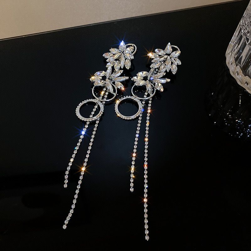 Journi Diamante Earrings Flowering Girl