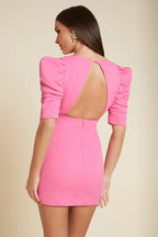 Chinta Ria Mini Dress - Pink Flowering Girl