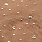 Shimmering Brown Strapless Mini Dress With Rhinestones & Cascading Ruffle Details Flowering Girl