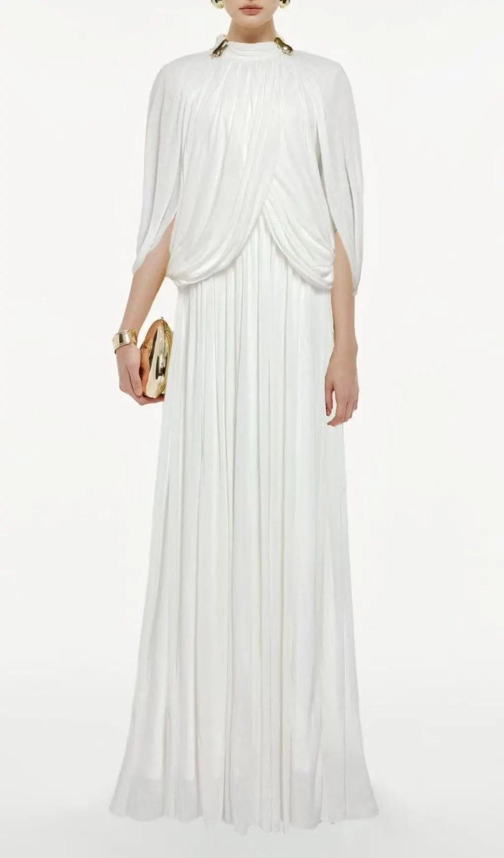 Jodell Pleated Maxi Dress Flowering Girl