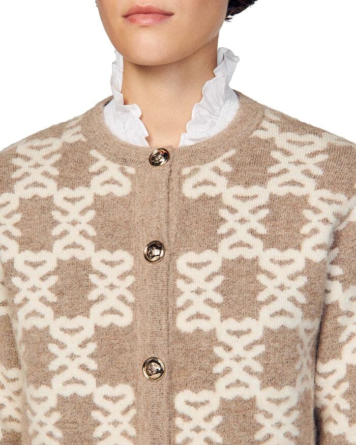 MONO JACQUARD COAT CARDIGAN Flowering Girl