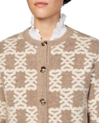 MONO JACQUARD COAT CARDIGAN Flowering Girl