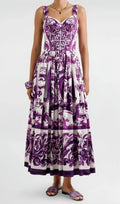 Koko Strappy Printed Maxi Dress Flowering Girl