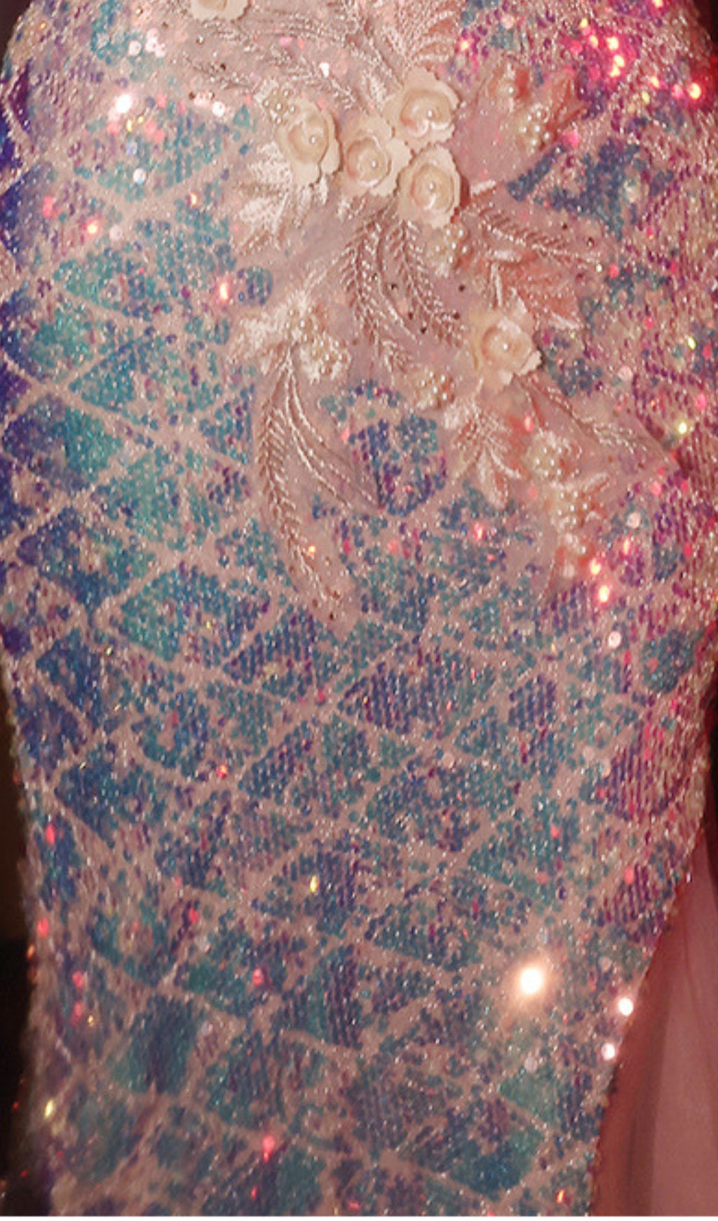 Arusha Sequin Maxi Dress Flowering Girl