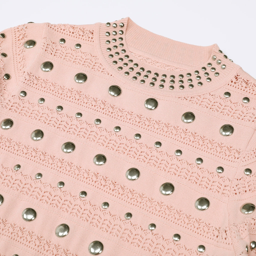 Jake Knit Long Sleeve Midi Dress Flowering Girl