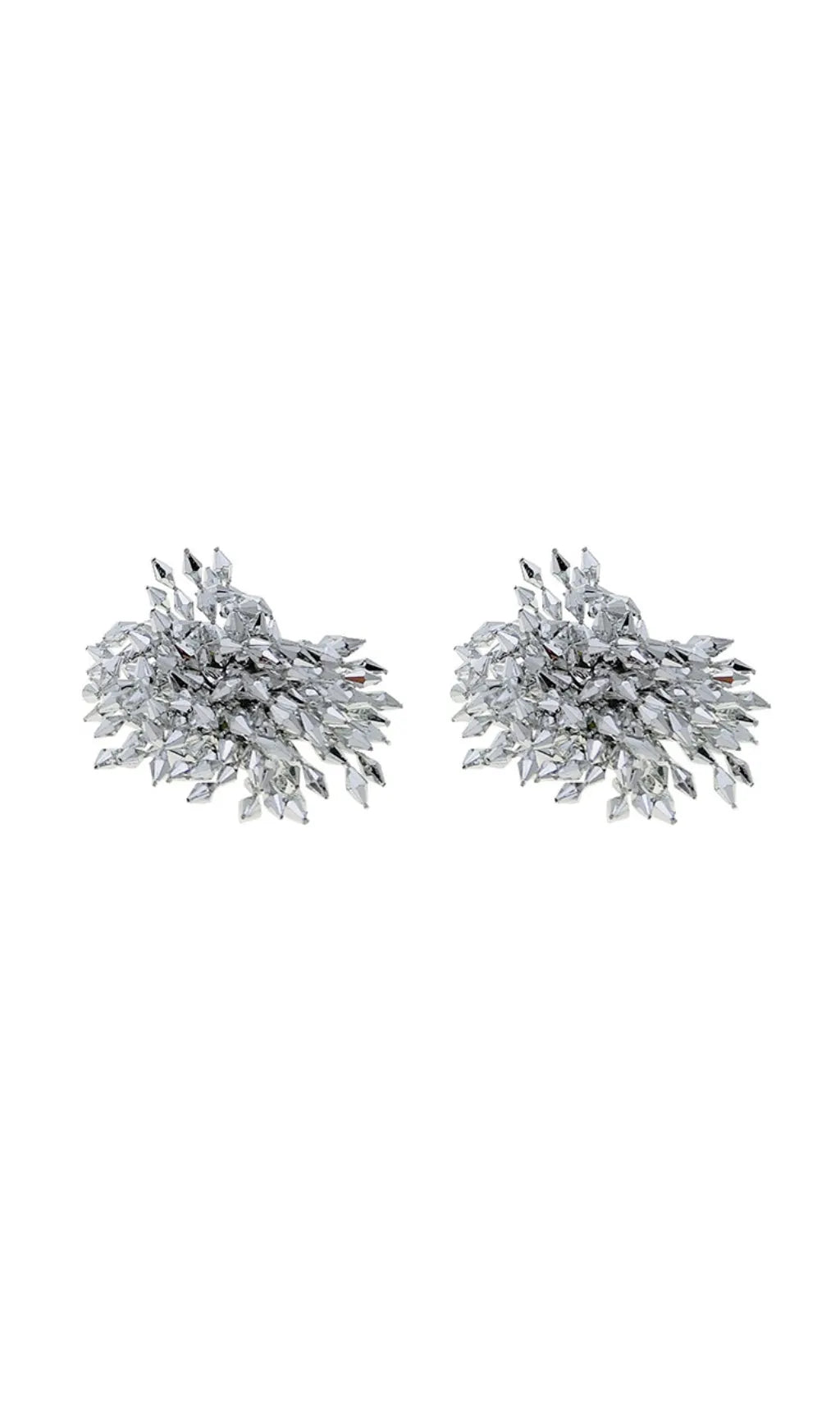 Arash Silver Flower Alloy Earrings Flowering Girl