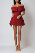 Braam Strapless Ruch Mini Dress Flowering Girl