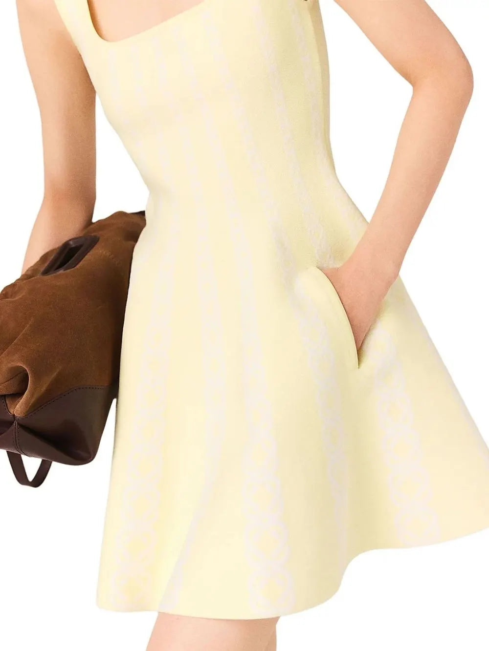 Mini Jacquard Skater Dress Flowering Girl