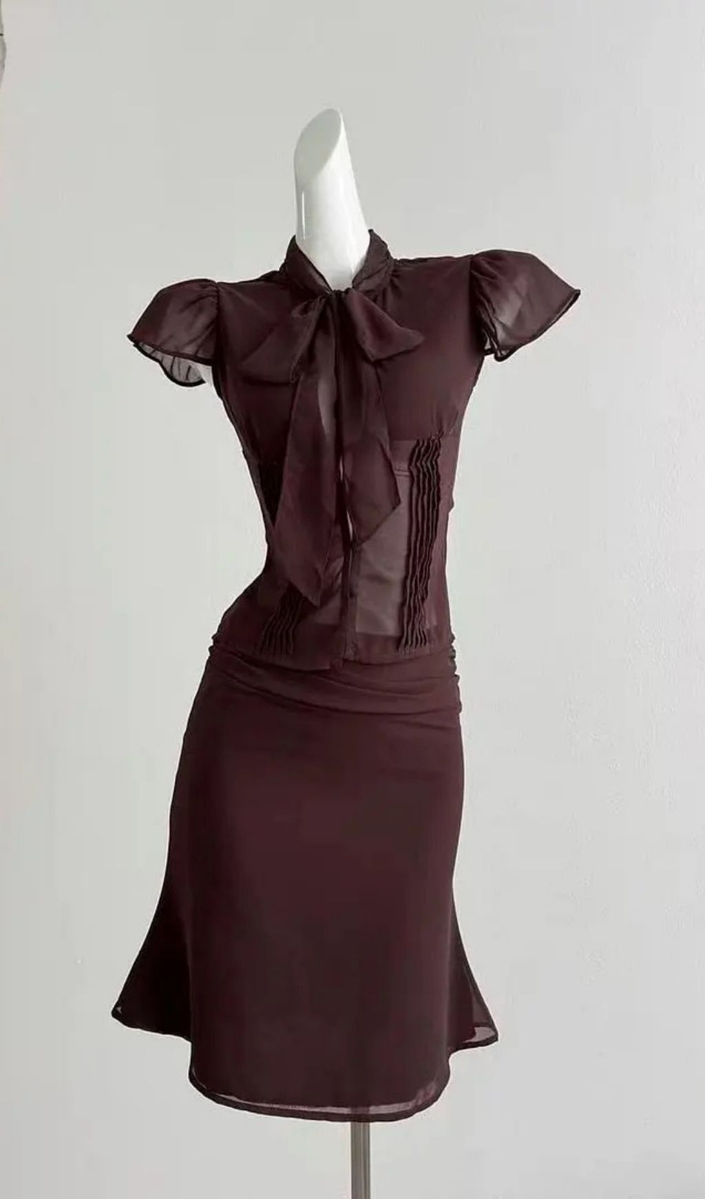 Irène Ruffled Tulle Top & Skirt Set Flowering Girl