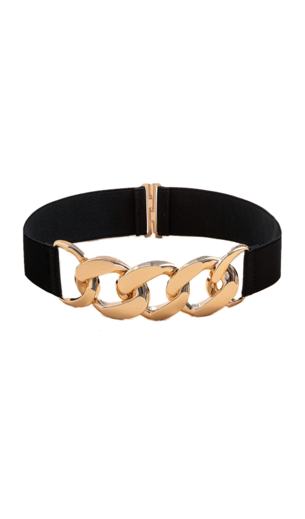 Adrienne Metal Buckle Elastic Belt