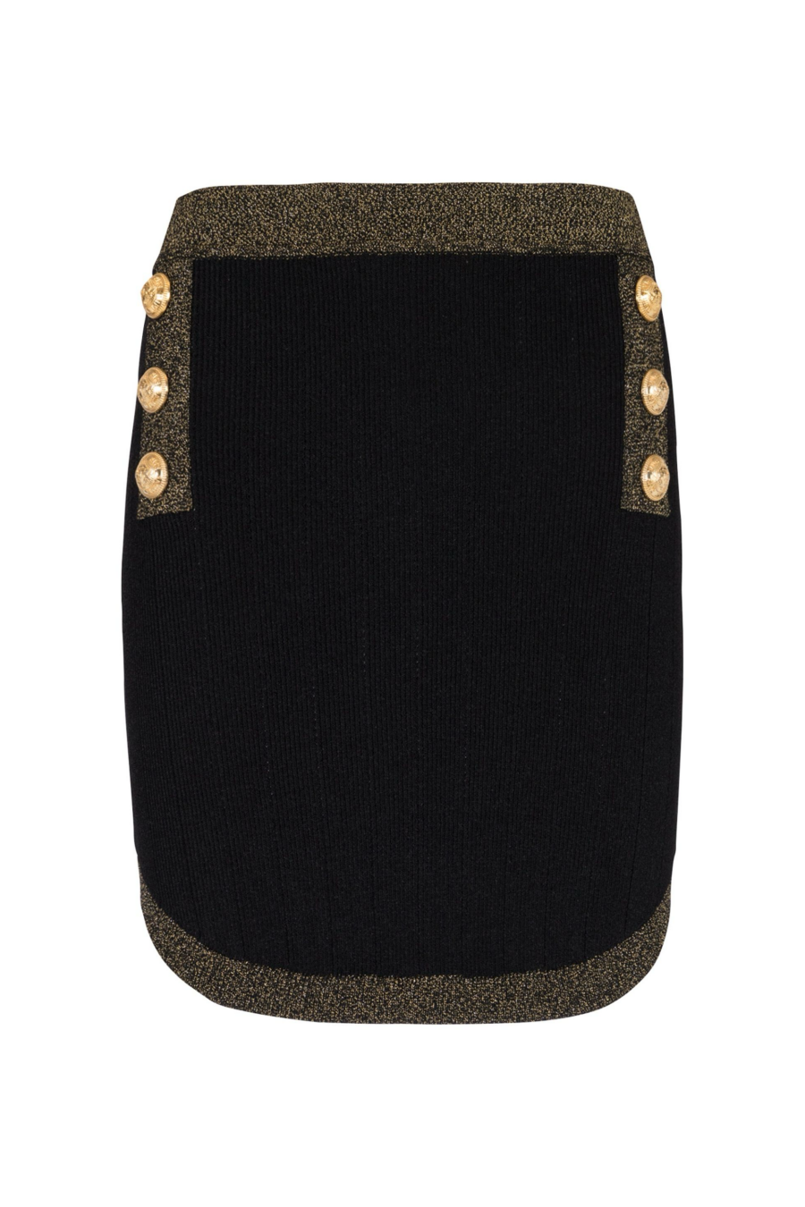 Ryvia Buttoned Knit Mini Skirt Flowering Girl