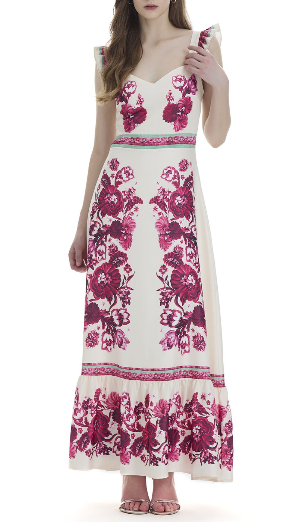Freeya Flower Printed Maxi Dress Flowering Girl