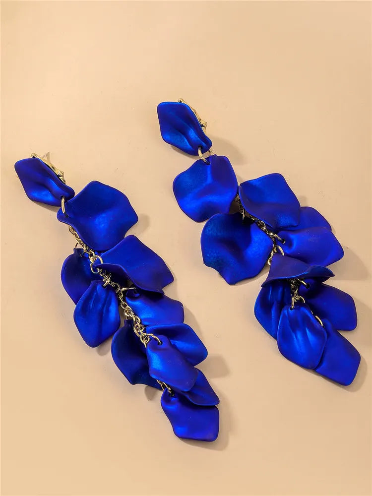 Cora Petal Fringe Earrings Flowering Girl