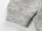 Henrike Grey Embellished Knit Top Flowering Girl