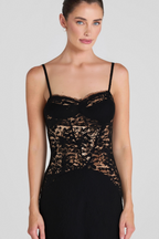 Spaghetti Lace Maxi Dress Flowering Girl