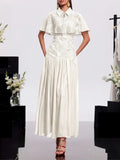 Hatice Cape Lace Dress Flowering Girl