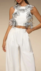 Vivara Sleeveless Flower Top Flowering Girl