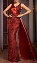 Kanoni Sleeveless Sequin Gown Flowering Girl