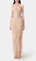 Anandi Mesh Corset Maxi Dress Flowering Girl