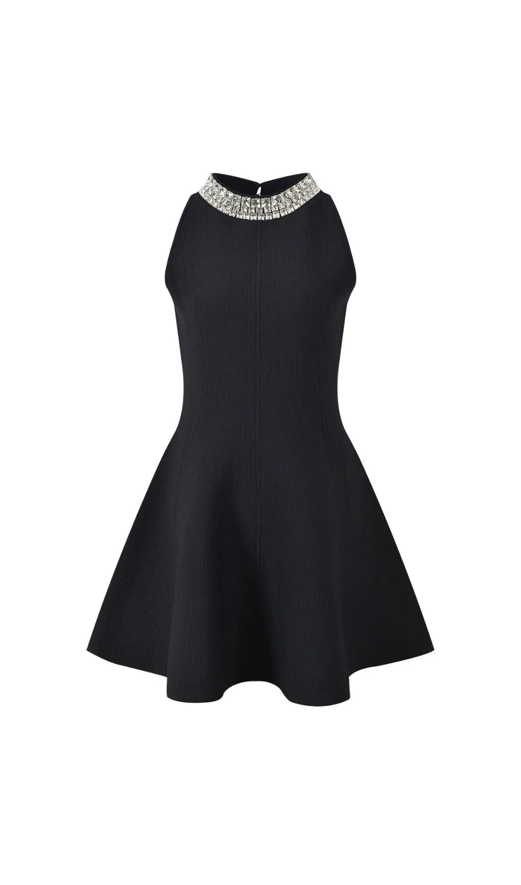 Rhinestone Collar Short Dress Flowering Girl