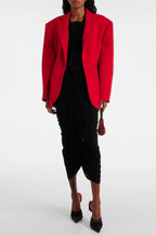 Afra Lapel Blazer Flowering Girl