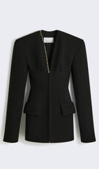 Hourglass Measuring Tape Jacket Flowering Girl