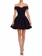 Drynex Off Shoulder Red Sole Mini Dress Flowering Girl
